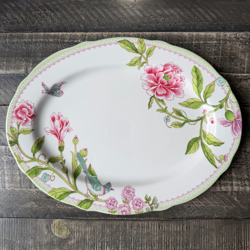 Portmeirion Porcelain Garden Oval Platter